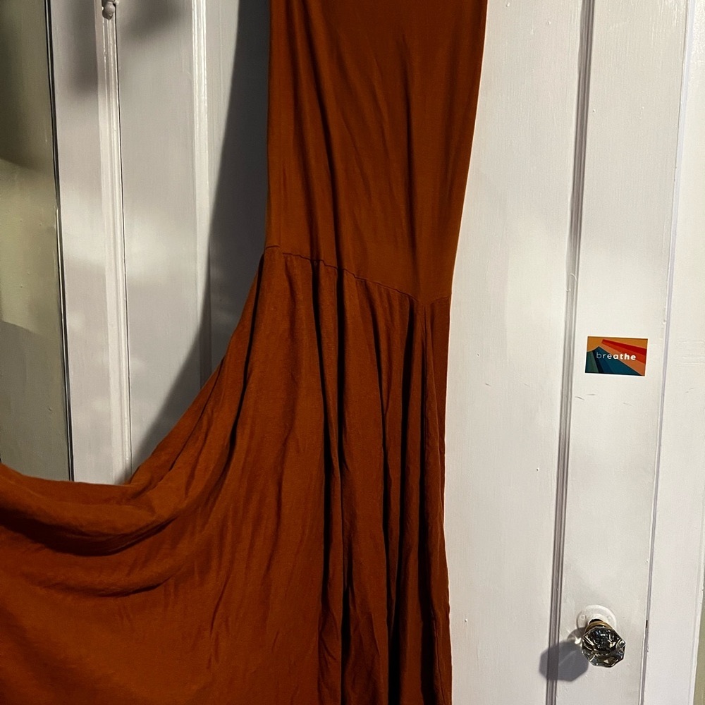 Organic cotton terra-cotta jumper